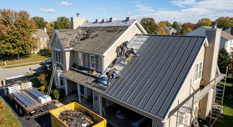 Aluminum Roof Replacement in Bridgeville, DE