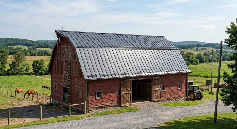 Barn Roof Replacement in Denton, MD
