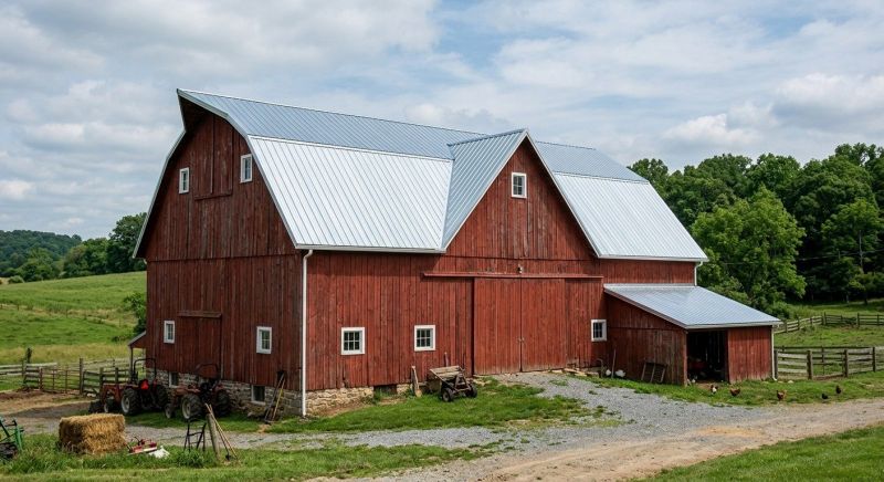 Barn Roof Replacement in Laurel, DE