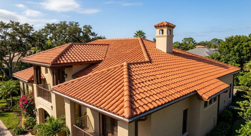 Barrel Tile Roof Installation in Sussex County, DE