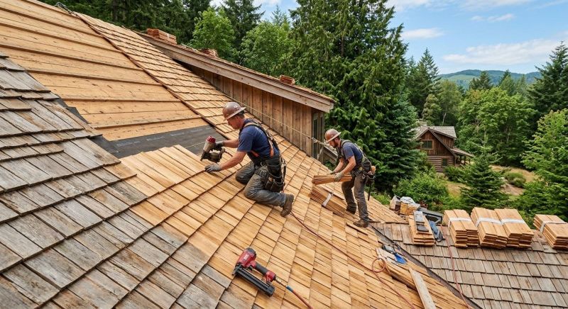 Cedar Roof Installation in Deal Island, MD