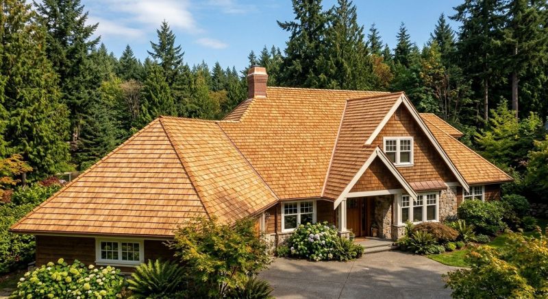 Cedar Roof Installation in Preston, MD