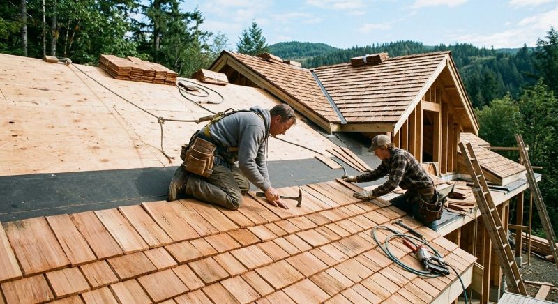 Cedar Roof Installation in Seaford, DE