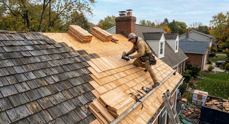 Cedar Roof Replacement in Preston, MD