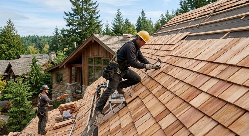 Cedar Shake Roof Construction in Harrington, DE
