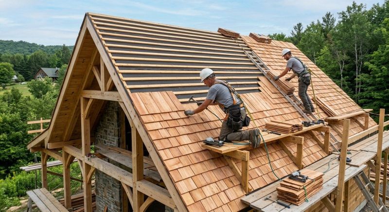 Cedar Shake Roof Construction in Vienna, MD