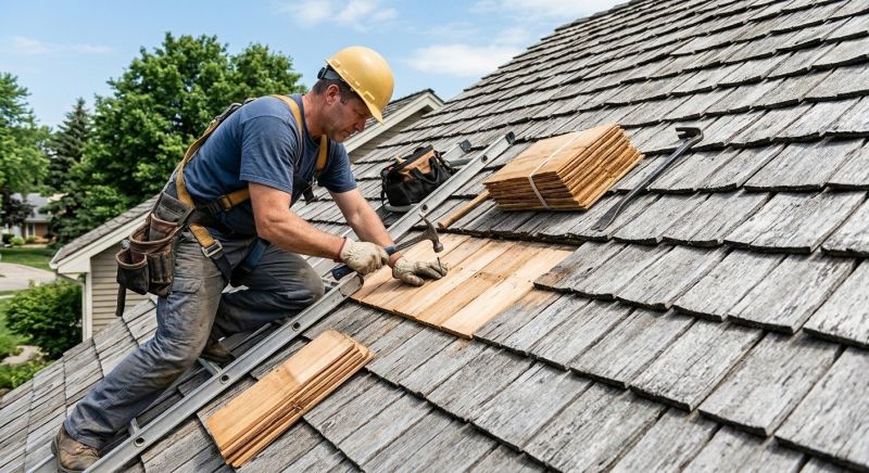Cedar Shake Roof Repair in Frankford, DE