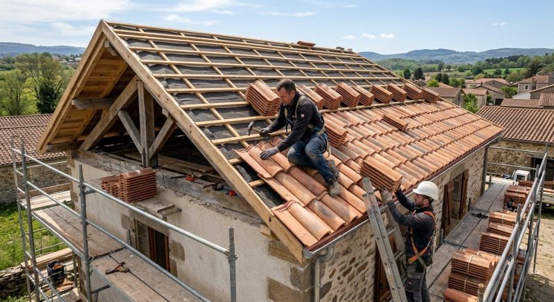 Clay Roof Installation in Denton, MD