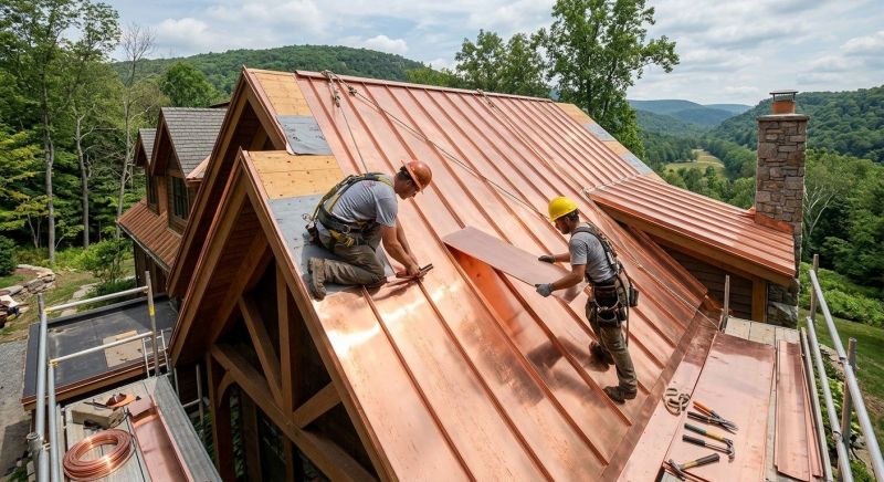 Copper Roof Installation in Sussex County, DE