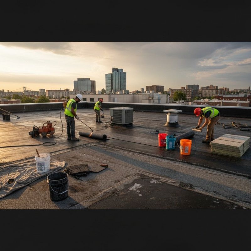 Flat Roof Repair in Harbeson, DE
