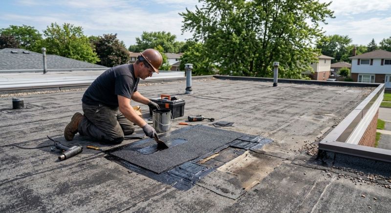 Flat Roof Repair in Harrington, DE