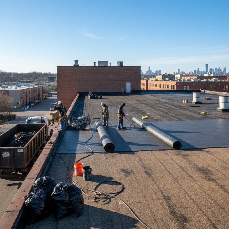 Flat Roof Replacement in Ellendale, DE