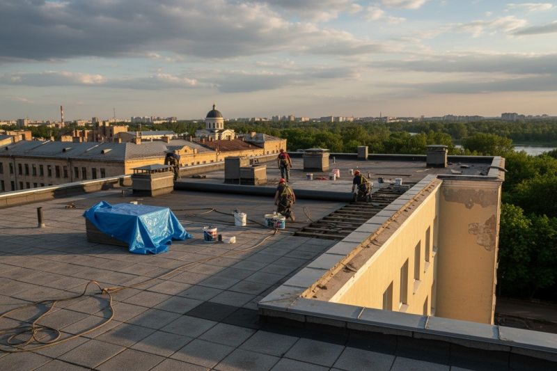Flat Roof Replacement in Houston, DE