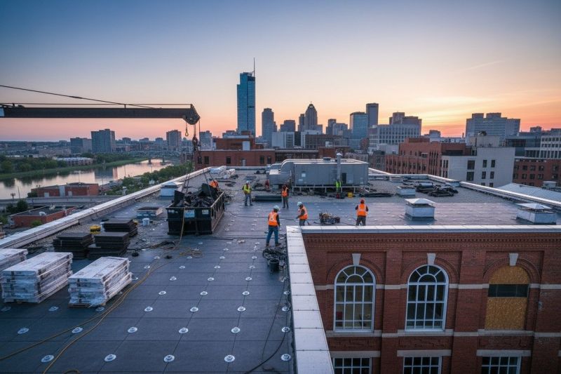 Flat Roof Replacement in Milford, DE
