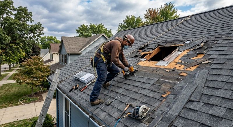 Hail Damage Roof Repair in Georgetown, DE