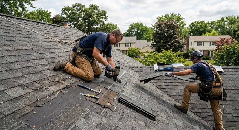 House Roof Repair in Frankford, DE
