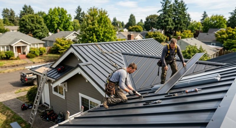 Metal Roof Repair in Milton, DE