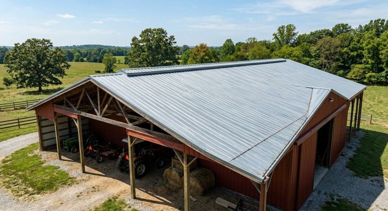 Pole Barn Roof Repair in Preston, MD