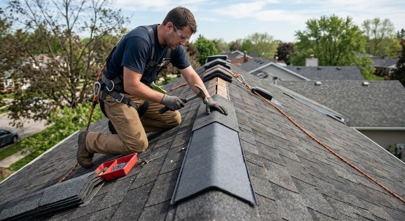 Ridge Cap Replacement in Sussex County, DE