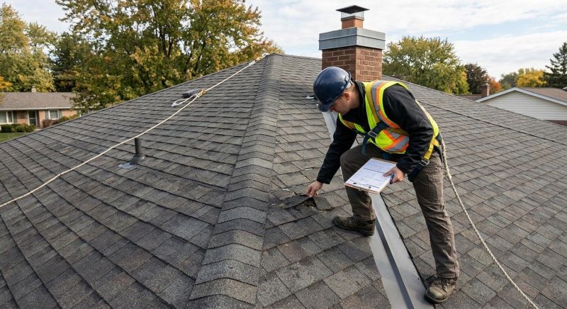 Roof Damage Inspection in Denton, MD