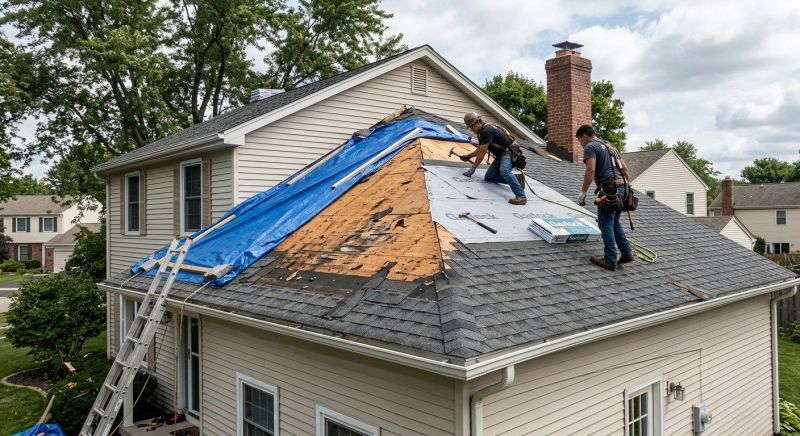 Roof Damage Repair in Laurel, DE