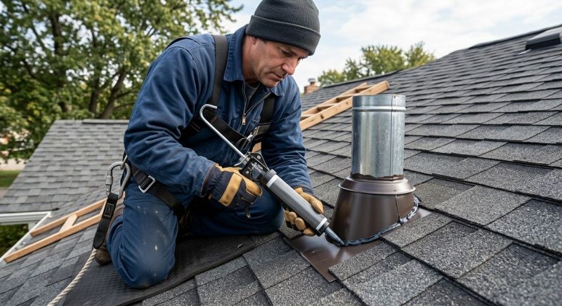 Roof Vent Flashing Repair in Sussex County, DE