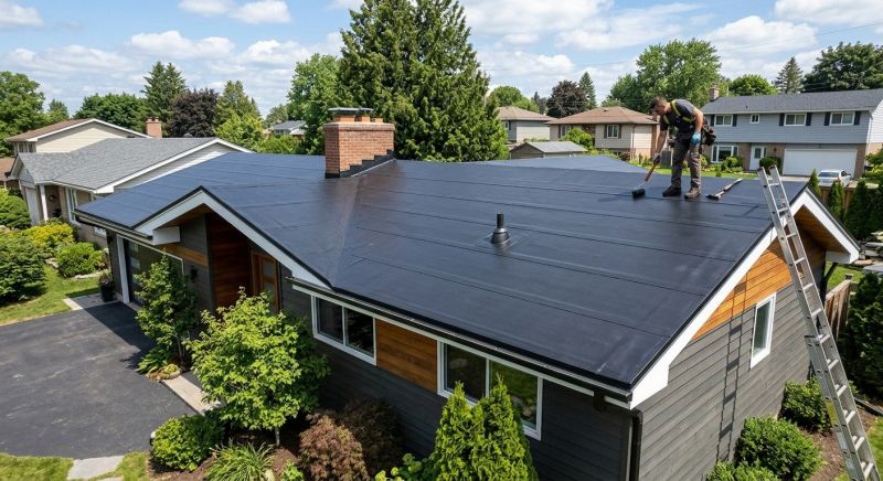 Rubber Roof Installation in Sussex County, DE