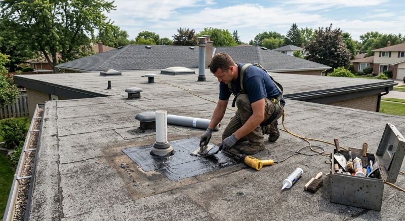 Rubber Roof Repair in Dagsboro, DE