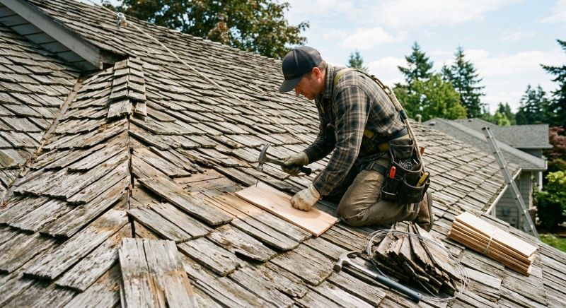 Shake Shingle Repair in Bridgeville, DE