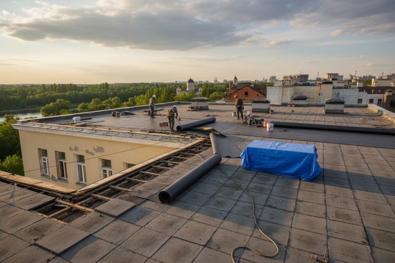 Single Ply Roof Replacement in Salisbury, MD