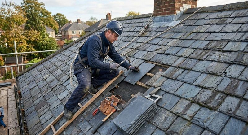 Slate Roof Repair in Millsboro, DE