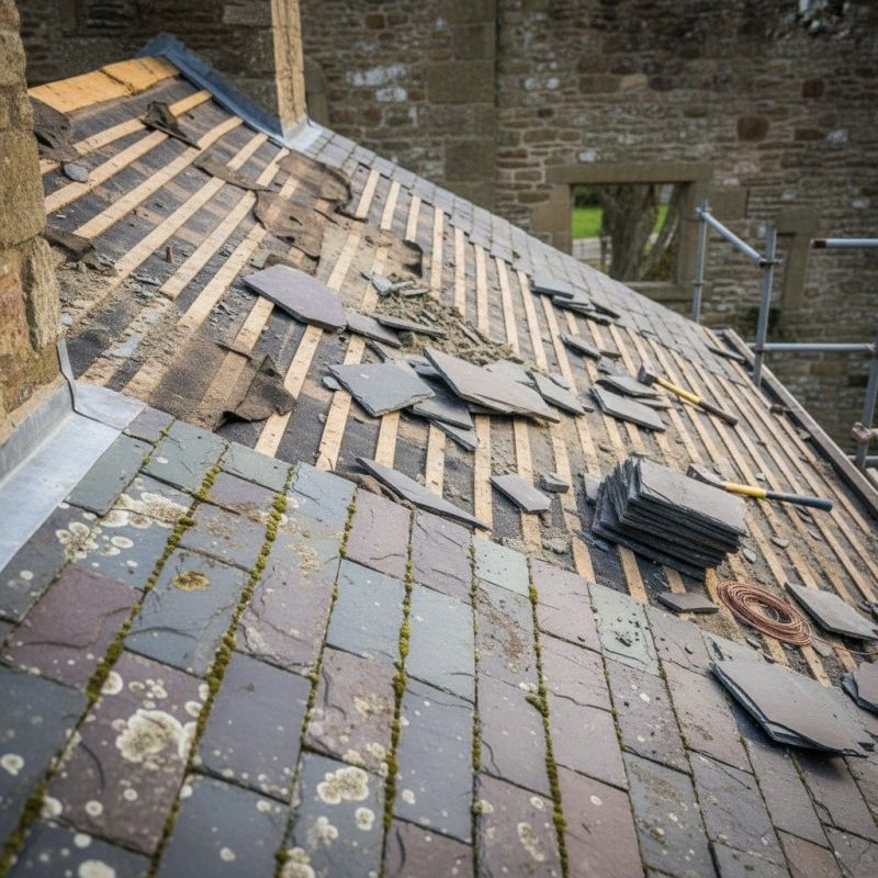 Slate Roof Replacement in Dagsboro, DE