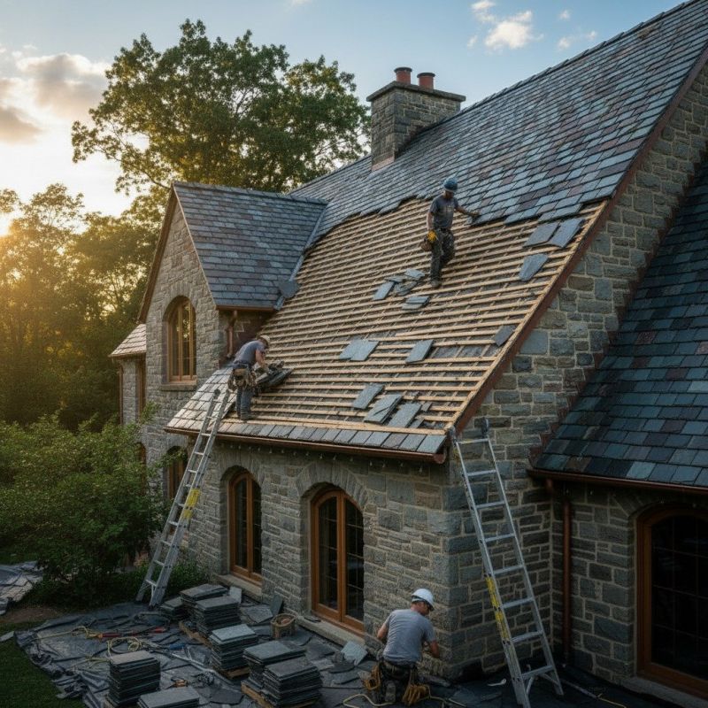 Slate Roof Replacement in Lewes, DE