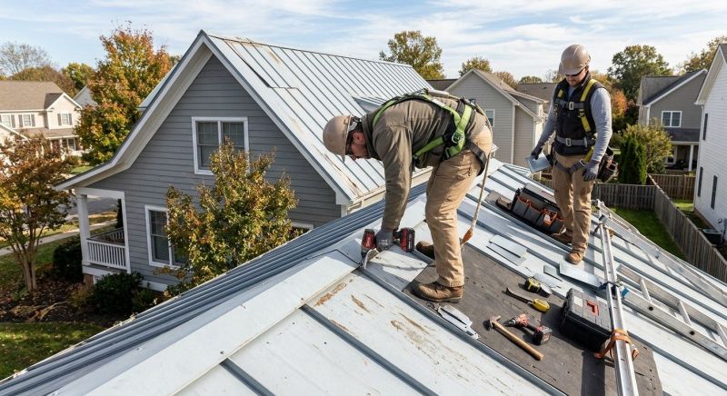 Steel Roof Repair in Sussex County, DE