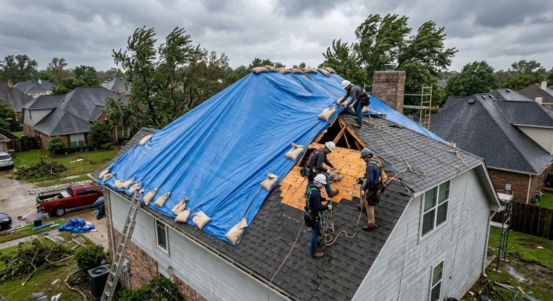 Storm Damage Roof Repair in Bridgeville, DE