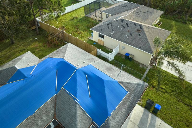 Storm Damage Roof Tarping in Sussex County, DE