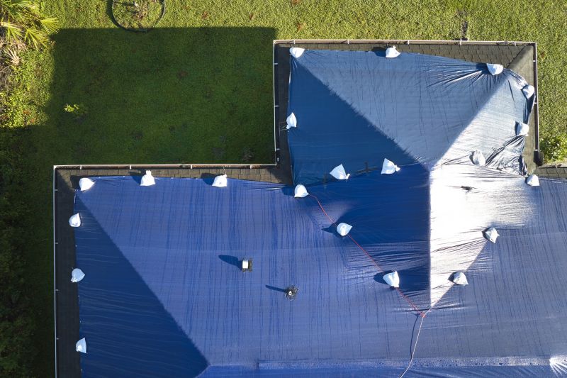 Storm Damage Roof Tarping in Sussex County, DE