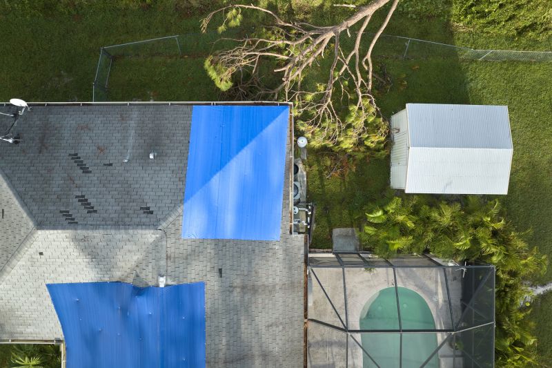 Storm Damage Roof Tarping in Sussex County, DE
