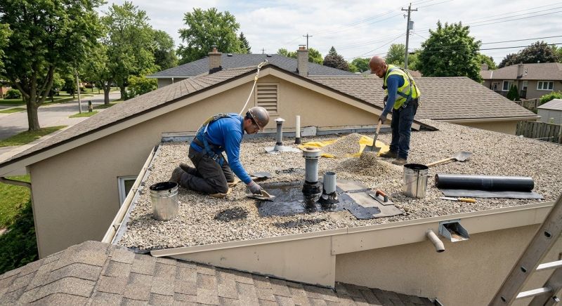 Tar And Gravel Roof Repair in Bridgeville, DE
