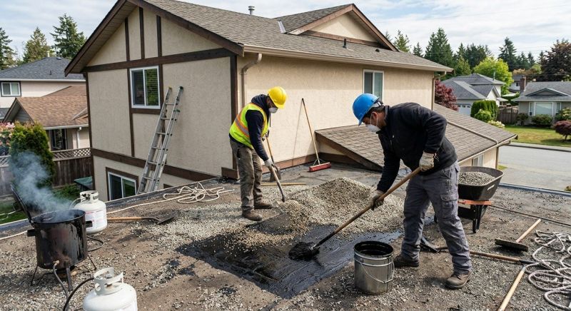 Tar And Gravel Roof Repair in Harbeson, DE