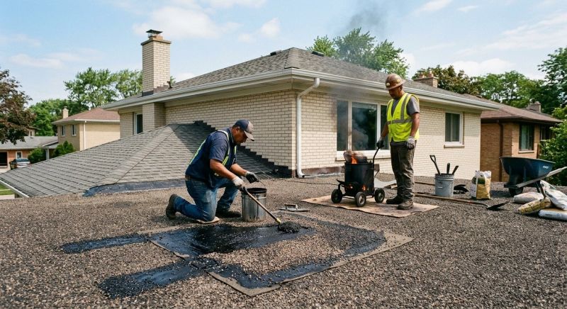 Tar And Gravel Roof Repair in Millsboro, DE
