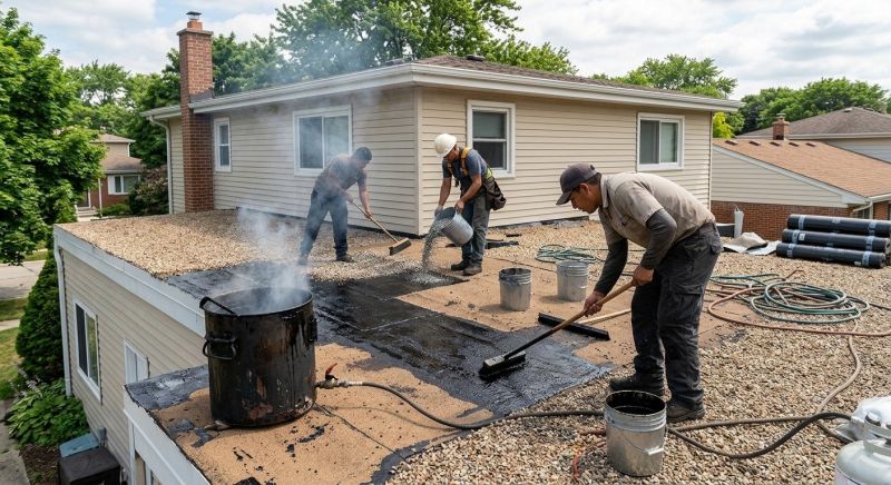 Tar And Gravel Roof Repair in Preston, MD