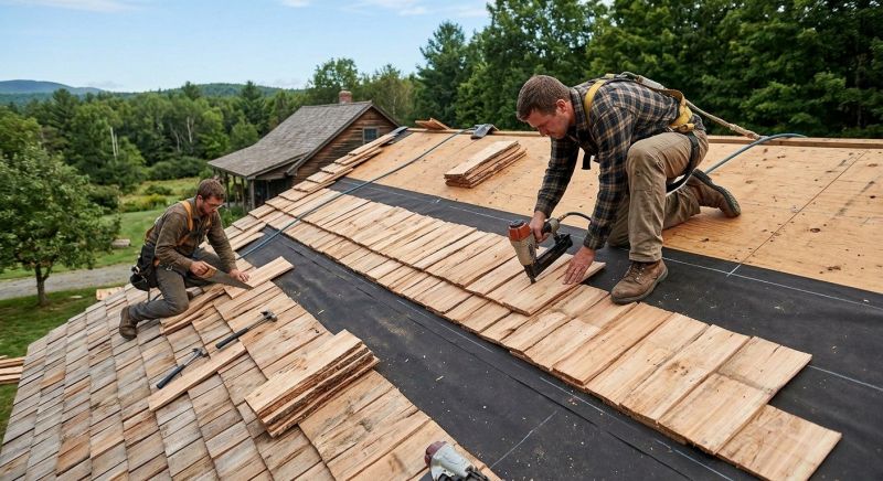 Wood Roofing Installation in Sussex County, DE