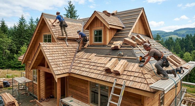 Wood Roofing Installation in Sussex County, DE