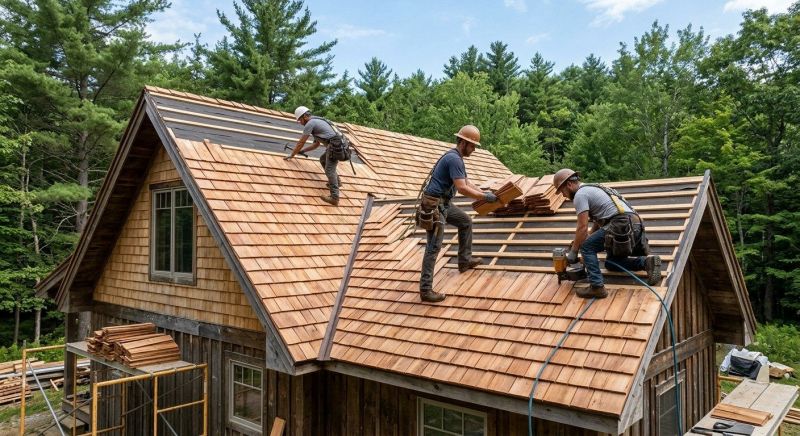 Wood Roofing Installation in Millsboro, DE
