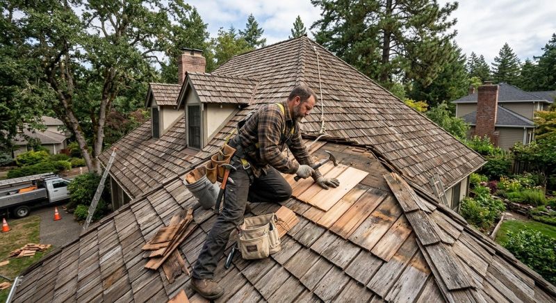 Wood Shake Roof Repair in Denton, MD