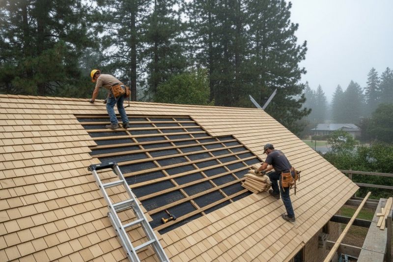 Wood Shake Roof Repair in Ellendale, DE