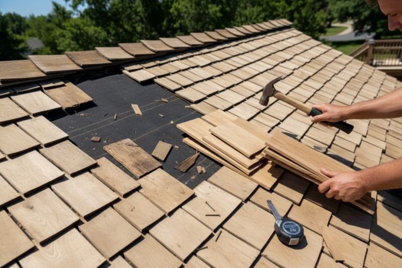 Wood Shake Roof Repair in Harrington, DE