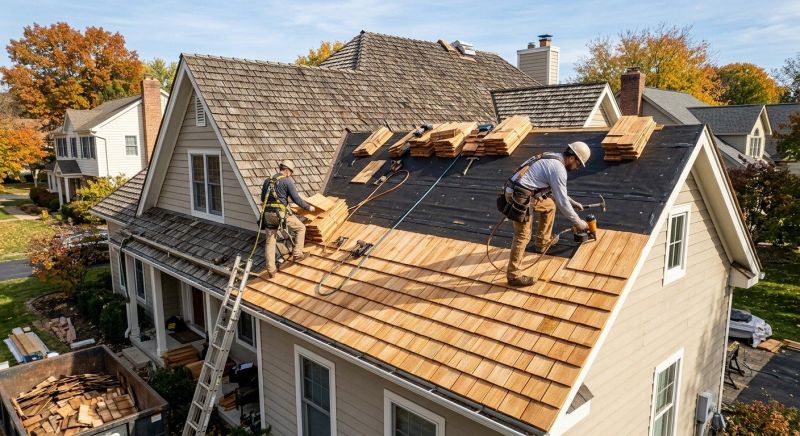 Wood Shake Roof Replacement in Sussex County, DE