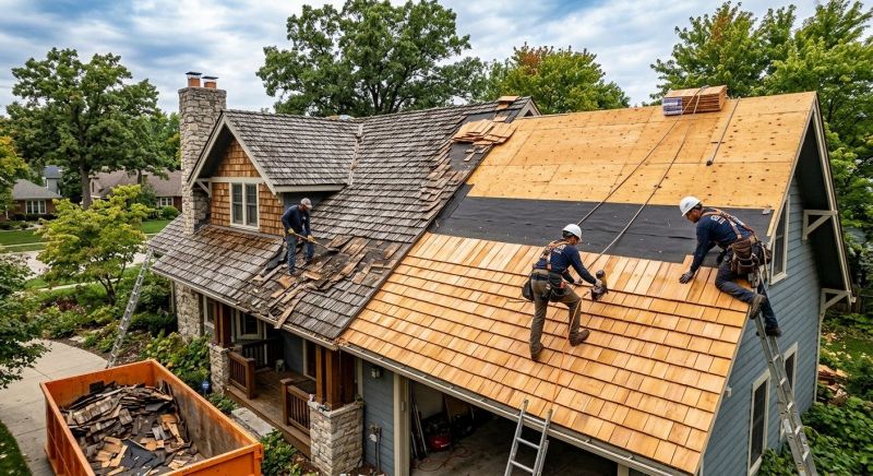 Wood Shingle Roof Replacement in Sussex County, DE